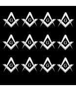 Freemason Mason Masonic Pack Lot Vinyl Decal Sticker 2" Inches Each - £5.11 GBP