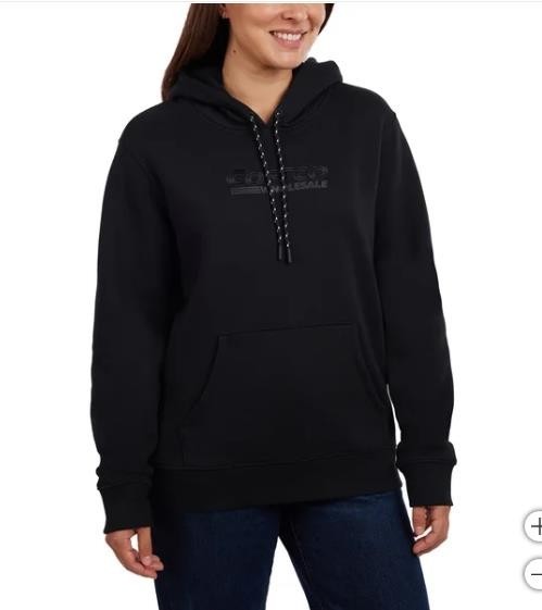 Costco Wholesale Mens Womens Hoodie Black Unisex Kangaroo Pocket Heavyweight Item image 2