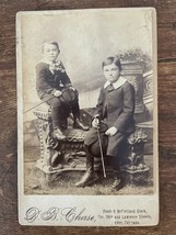 Vintage Cabinet Card. Dick &amp; Paul Epley by D. B. Chase in Denver, Colorado. - £19.53 GBP
