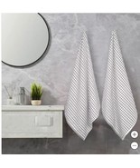 Trident Limited Bath Towels Gray Grey 2-Piece 30&quot; X 58&quot; Cotton 600 GSM - $82.32 CAD