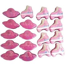 Bath Bombs 18 Set Roller Skate Spaceship Shaped Party Shower Favors Gifts Pink - £6.91 GBP