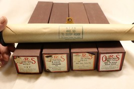 5 Vintage QRS Word Roll Player Piano Rolls  # 7452 # 8775 # 8797 # 7836 ... - $60.27