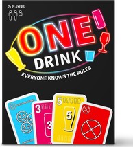 One Drink Adult Drinking Game for Parties Slightly Competitive Card Game... - £27.94 GBP