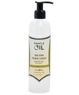 Earthly Body MIRACLE OIL Tea Tree SHAVE CREAM with Hemp Seed Oil ~ 8 fl oz - £11.85 GBP