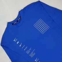 Nike Dri-Fit Element Long Sleeve Running Mens Size M Hyper Royal Blue BQ... - £39.07 GBP
