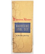 Vintage Duncan Hines Barbecue Stainless Utensils 3 Piece BBQ Set - $69.21 CAD