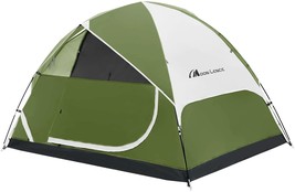 MOON LENCE Camping Tent 2/4Person Family Tent Double Layer Outdoor Tent - £65.45 GBP