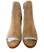 NEW no box Frye Women&#39;s Danica Peep Toe Sand Suede Leather Bootie Size 7... - €135,11 EUR