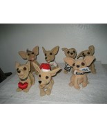 Lot of 7 Taco Bell Chihuahua Plush Toy Dogs Yo Quiero nice - $936.77 MXN