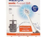 New Waterpik Sonic Fusion 2.0 Water Flossing Electric Brush Gray -MSRP $... - $139.99