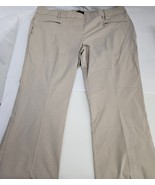 Rekucci Pants Womens 24W Pull-On Khaki Stretch Rayon Blend Straight Leg ... - $349.53 MXN