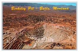 Berkeley Pit Mine Butte Montana MT UNP Chrome Postcard P29 - $2.92