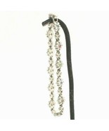 Rhinestone Bracelet Flowers with Multi Color Stones Estate Fresh 7 Inches - $129.05 MXN