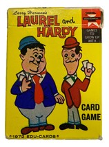 Harmon&#39;s Laurel And Hardy Vintage 1972 Edu-Cards Educational Playing Car... - $9.68