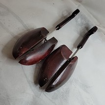 Vintage C S Pierce Wooden Mahogany Plastic Shoe Boot Tree Stretcher Shape Keeper - $4.93