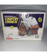 Wee Craft Kit Accents Unlimited Christmas Village 6&quot; Country Church Sealed - £46.60 GBP