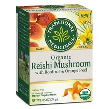Traditional Medicinals Specialty Teas Reishi Mushroom with Rooibos &amp; Orange 1... - £10.22 GBP