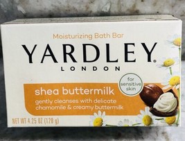Yardley London Shea Butter Soap: For Sensitive Skin:4.25oz/120gm.ShipN24... - £5.56 GBP