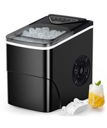 26 Lb.Daily Production Bullet Ice Countertop Ice Maker, Self-Cleaning Ic... - $240.23 CAD