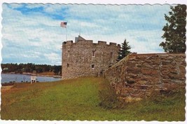 Maine Postcard Pemaquid Beach Fort William Henry - £2.33 GBP
