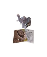 World Wildlife Fund Elephant Plush Animal 5&quot; Tall x 9&quot; With Adoption Cer... - $23.75