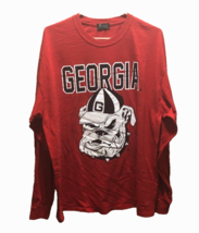 Uga Georgia Bulldogs NCAA Vintage 90s SEC Football Red Long Sleeve T-Shirt XL - $28.95