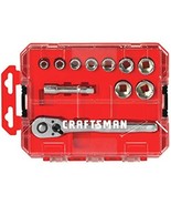 CRAFTSMAN Socket Set with Ratchet, SAE, 3/8-Inch Drive, 11-Piece (CMMT12... - $798.81 MXN