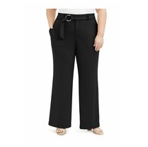 INC Womens Plus 22W Black Utility Pocket Belted Wide Leg High Rise Pants... - $23.51