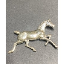 BEAU 925 STERLING SILVER EQUESTRIAN HORSE  BROOCH SKY - $34.75