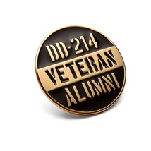 DD-214 Veteran Alumni Army Navy Air Force Marine Corps Coast Guard Lapel Pin - $28.99