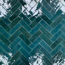 Moroccan Green unicolor or multi shade Bejmat Clay Tiles  1 Box 11 sq ft - £35.38 GBP+