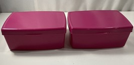 Sofkins Personal Baby Wipes Empty Containers Pink Plastic Bathroom Stora... - $22.76
