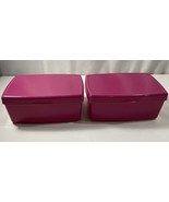 Sofkins Personal Baby Wipes Empty Containers Pink Plastic Bathroom Stora... - €19,55 EUR