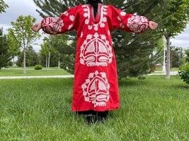 Uzbek Dress Handmade Embroidery Suzani Coat, Chapan, Robe, Kaftan, Kimono - £54.89 GBP