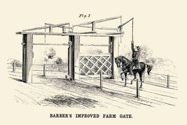 Barber&#39;s Improved Farm Gate - Art Print - £16.44 GBP+