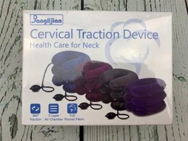 Cervical Neck Traction Collar Device Inflatable Pillow Effective and Ins... - $20.19