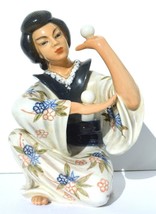 DAHL JENSEN Japanese Geisha Juggling figurine DJ 1326 - Excellent! - £389.52 GBP
