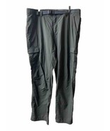 Columbia Omni Shade Mens 40 x 30 Dark Gray Cargo Quick Dry Nylon Pants B... - £15.28 GBP