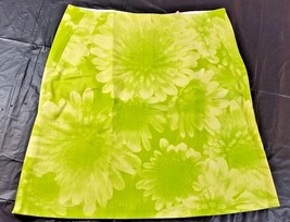 Tahari   Green Summer Floral Mini Straight Skirt Womens Size 6 - £31.46 GBP