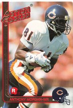 1991 Action Packed Rookies Anthony Morgan #30 Rookie RC NFL FOOTBALL  A138 - £1.19 GBP