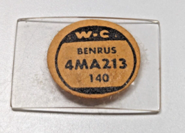 NOS W-C Watch Craft 4MA213 Mineral Glass Domed Crystal for Benrus 21.3 x 14.0MM - $14.84