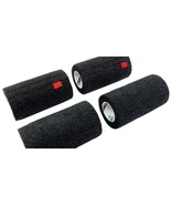 SyrFlex 3840VBK-024 Self-Adhering Elastic Cohesive Bandages, Black- 4 pcs. - $36.95 CAD