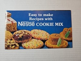Vintage 1970s Nestle Cookie Mix Easy to Make Recipes Delicious Home Bake... - $16.32