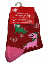 Christmas House Christmas Llama Crew  Socks Fits Shoes 7-2 - £7.02 GBP