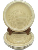 Franciscan Sea Sculptures Sand &quot;The Conch&quot; 9 1/8&quot; Luncheon Plate Set Of 4 Plates - £27.03 GBP