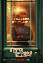 Enola Holmes 2 Movie Poster Millie Bobby Brown Henry Cavill Art Film Print 24x36 - £9.40 GBP+