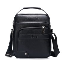 JEEP BULUO Brand High Quality Business Crossbody Tote Bags Man Leather Bags Male - £45.75 GBP