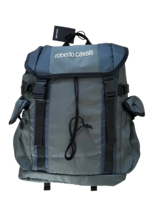 Roberto Cavalli Casual Sport Utility Logo Backpack Green - $148.47