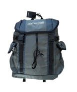 Roberto Cavalli Casual Sport Utility Logo Backpack Green - $2,826.54 MXN