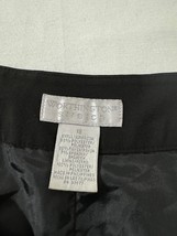 Worthington Stretch Women's Black Rear Zip & Slit Pencil Pull-On Skirt Size 18 image 3